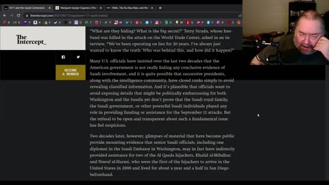 Saudi Arabia & US governments caused9/11