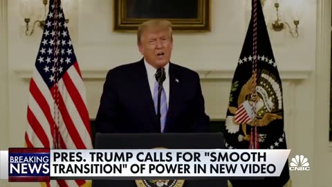 President Donald Trump releases video in response to the Capitol riot