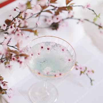 Flowers and a Glass of Water