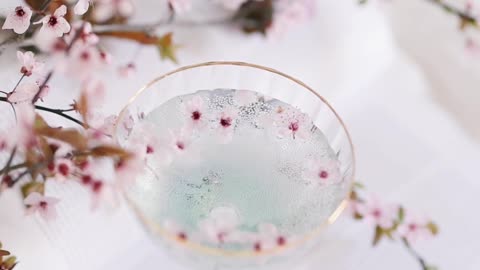 Flowers and a Glass of Water