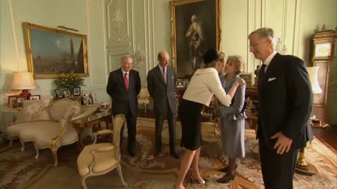 The Queen meets the Belgian royals