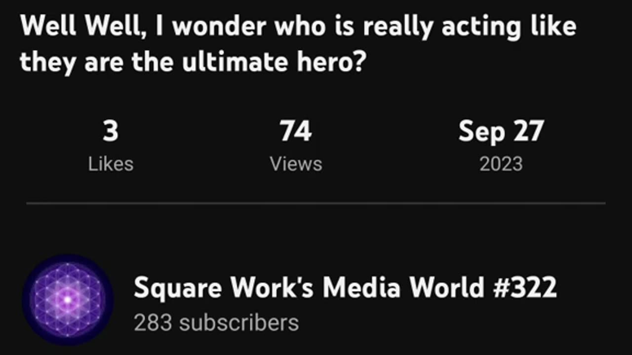 Well well