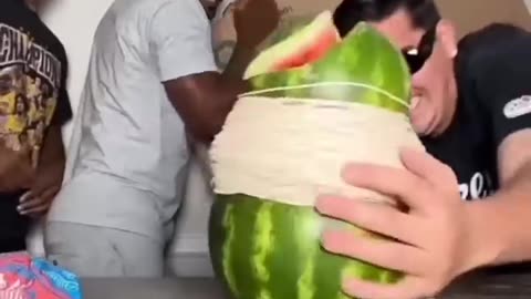 Scary watermelon 🤣