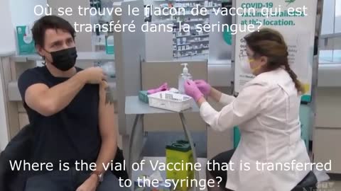 Fake Trudeau vax