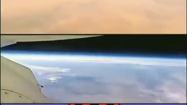 High altitude balloons show a flat horizon