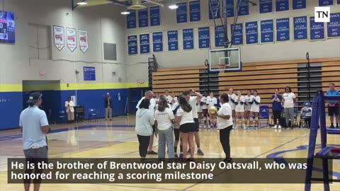 Brentwood, Page honor Joseph Oatsvall before TSSAA volleyball match