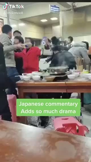 The Japanese commentary