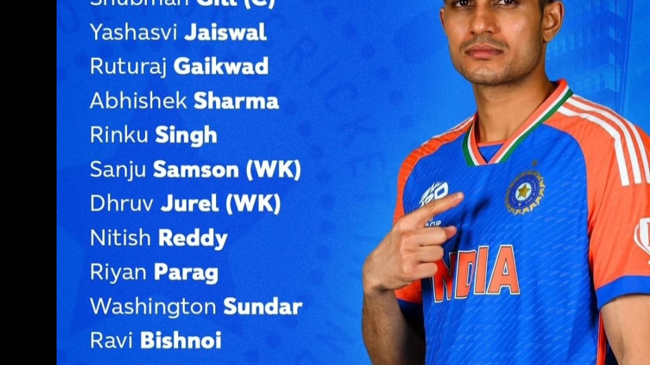 Wish Team India success for the Zimbabwe series. Best of luck Captain Shubman Gill and team.