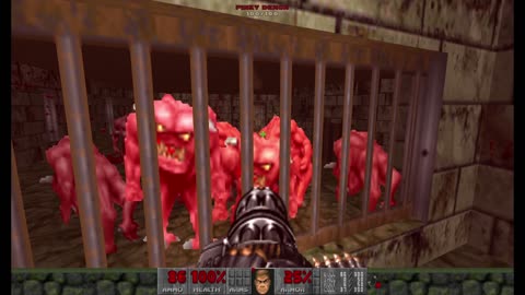 Brutal Doom - Plutonia - Pistol Start - Hard Realism - Cyberden (MAP31)