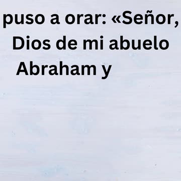 "Prière de Jacob à Dieu" GENÈSE 32:9.