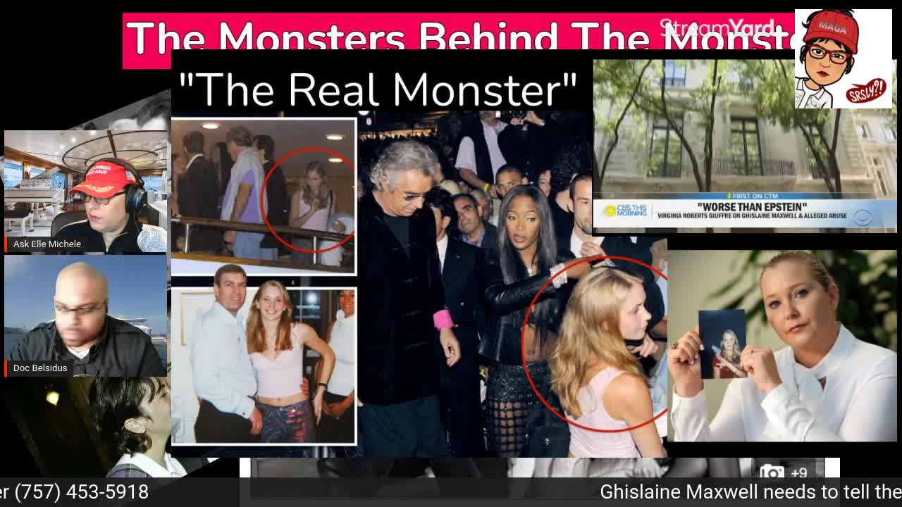 Ghislaine Maxwell-The Monsters behind the Monster