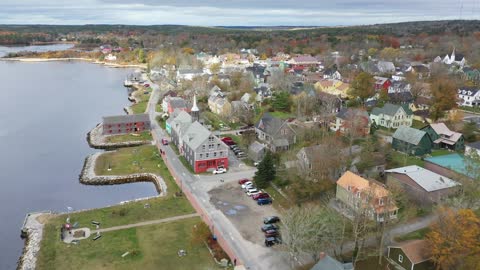 coastal view of a city in Canada