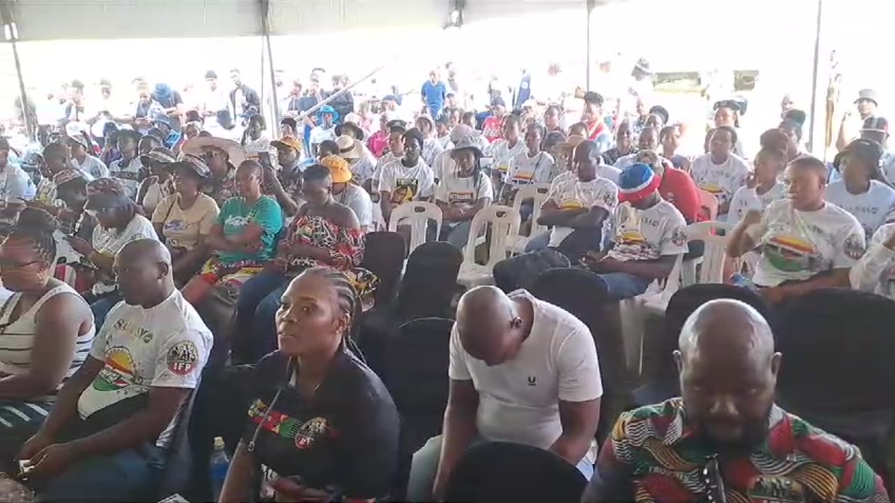 Siyanqoba rally of IFP's SADESMO at Mangosuthu University of Technology