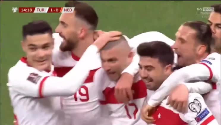 Turkey 1st Goal Against Netherlands