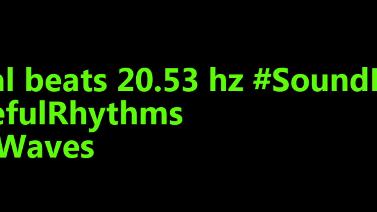 binaural_beats_20.53hz_RelaxedState BinauralMeditationMusic BinauralRest