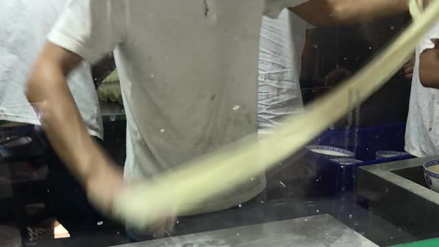 a master of making noodles