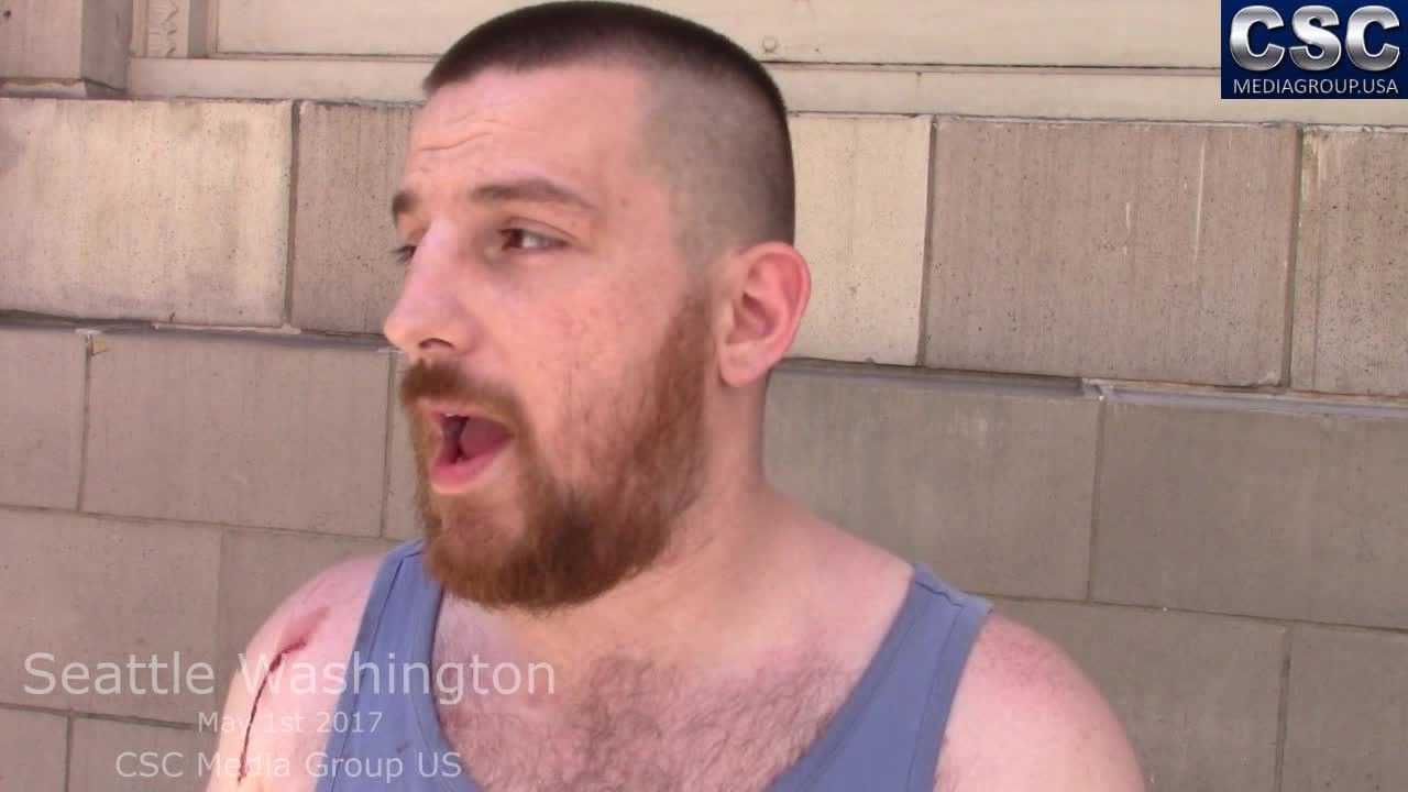 #MarchAgainstSharia Participant Talks About Being Attacked By AntiFa With Knife
