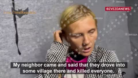 THEY ... KILLED EVERYONE": Kharkov region refugees tell their stories.