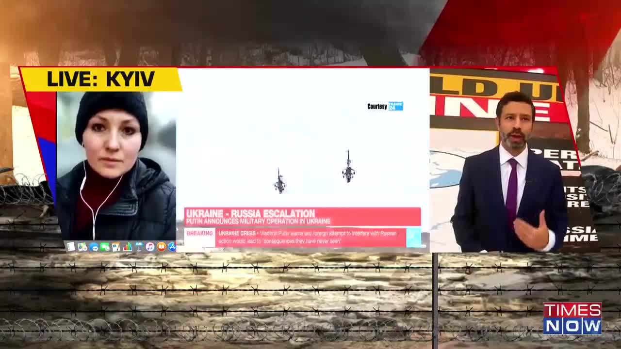 Heard explosions nearby Kyiv, Ukraine needs support against Russia: Ukrainian MP Sofia Fedyna