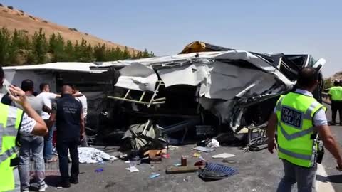 Truck Plows into Crowd in Turkey