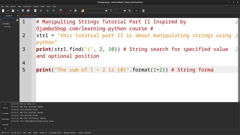 Manipulate Strings Part II Using Python