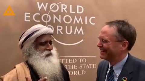 WEF shills: fake Guru Saghguru & Carl Ganter joke about DEPOPULATION