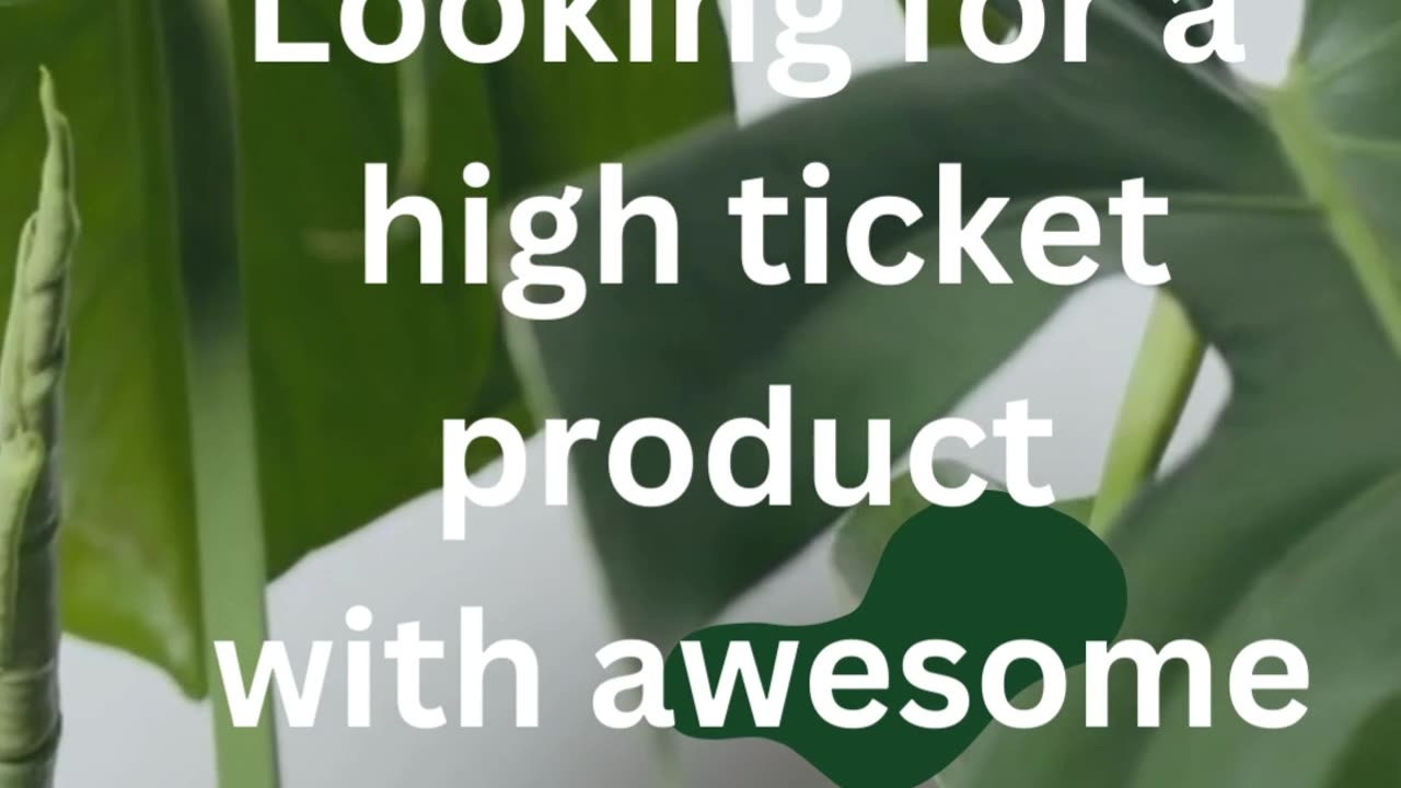 High Ticket Offer with Awesome AI