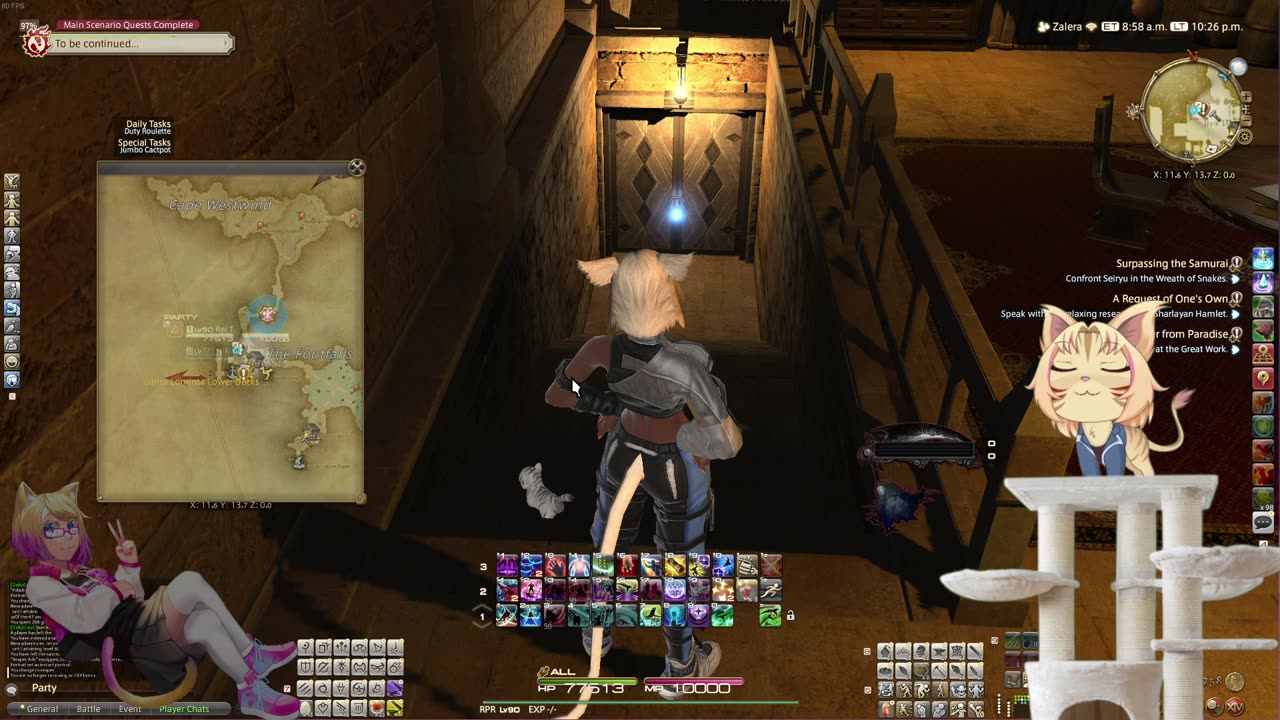 A duo of Cat Girls roam about Eorzea!