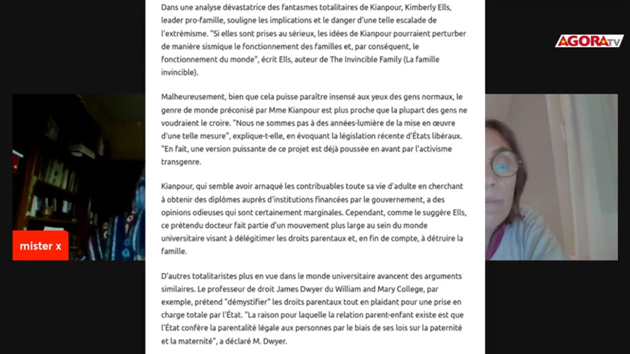 Mister X dans Infoscopie du 11 novembre 2023