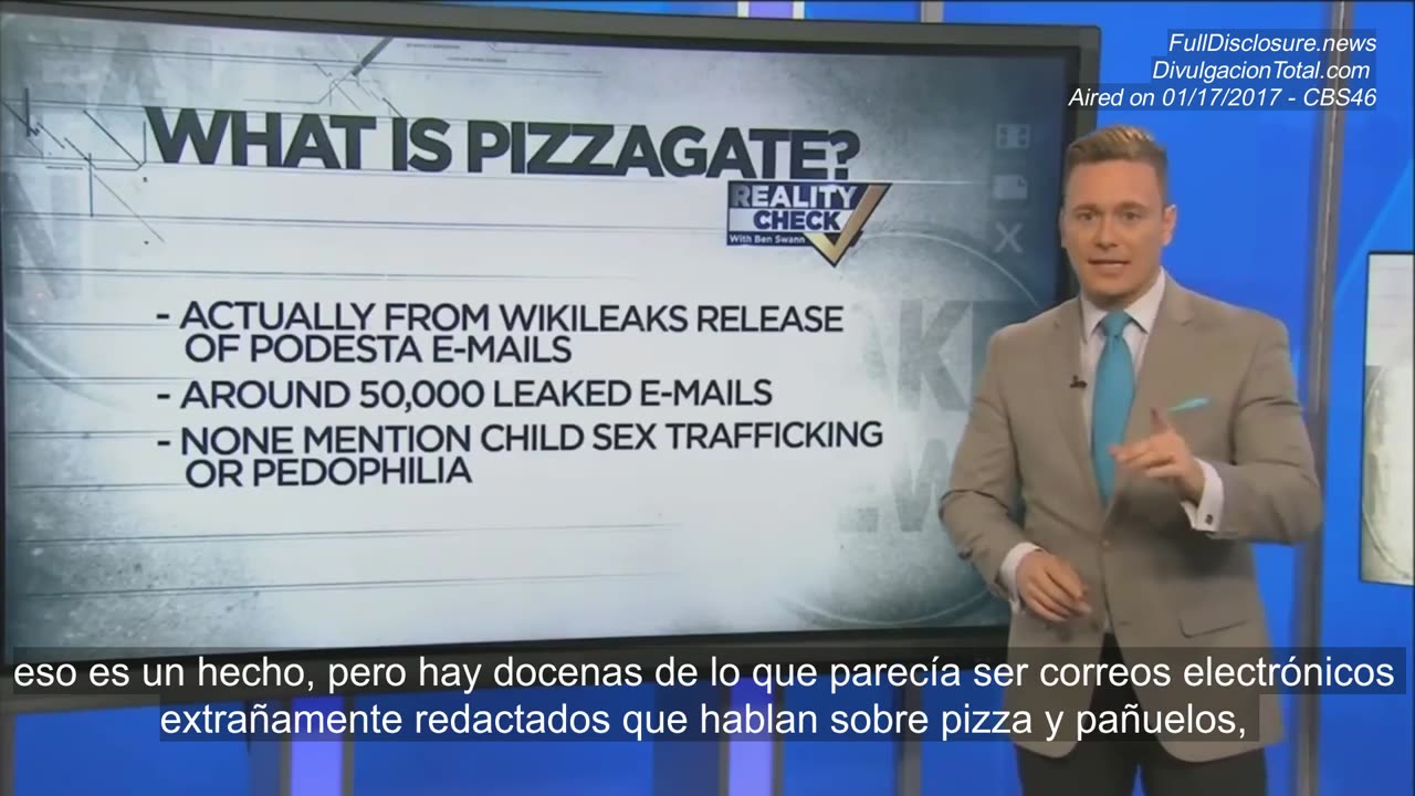 01/17/2017 Ben Swann Reality Check on PizzaGate (with Spanish Subtitles)