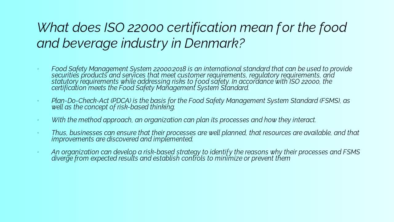 ISO 27001 Certification in Denmark