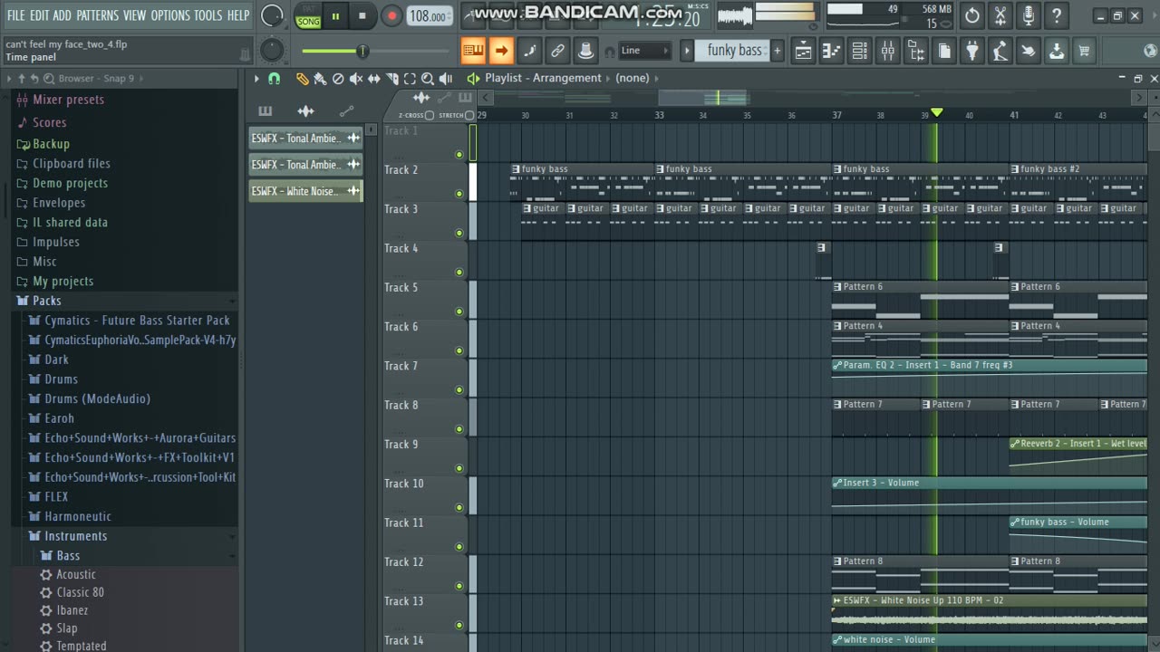 The weekend - Can't feel my face fl studio remake