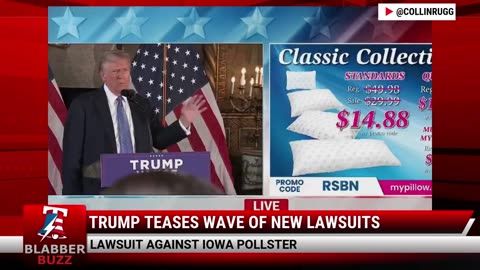 Trump Teases Wave of New Lawsuits