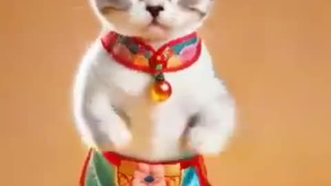 Cute 🐈 funny video😬