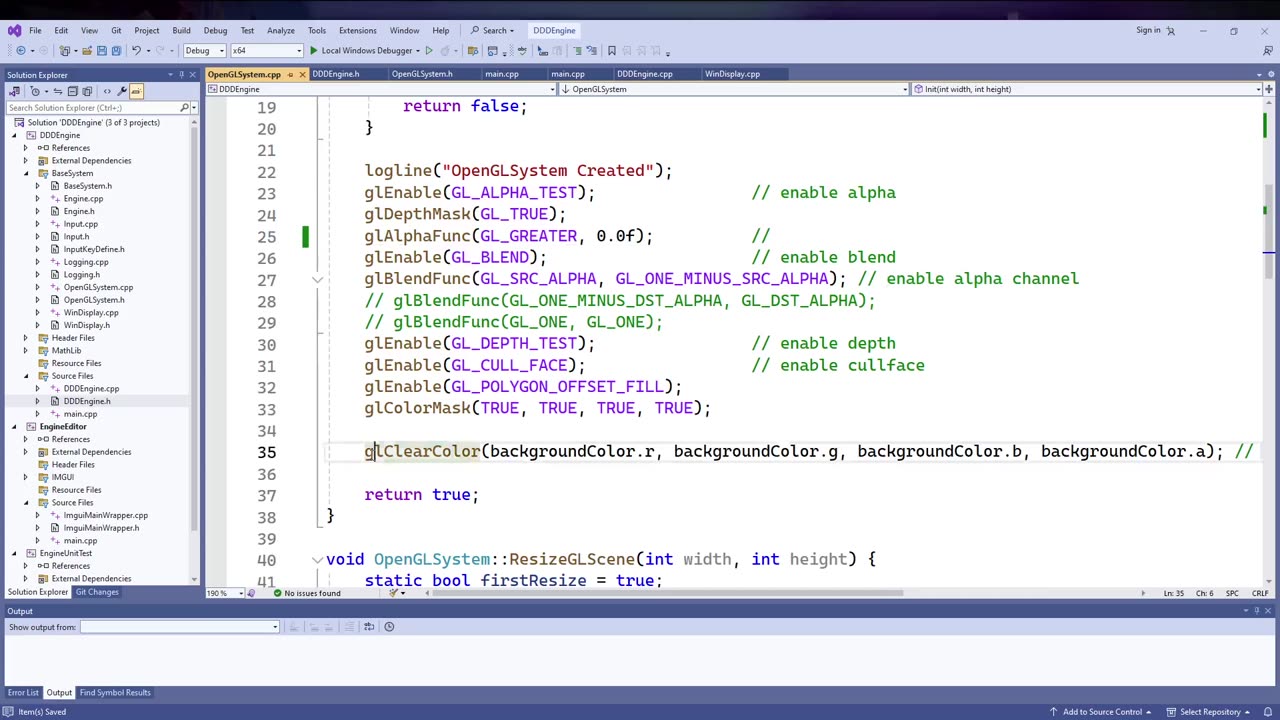 C++ Game Engine｜0013｜OpenGLSystem class part1