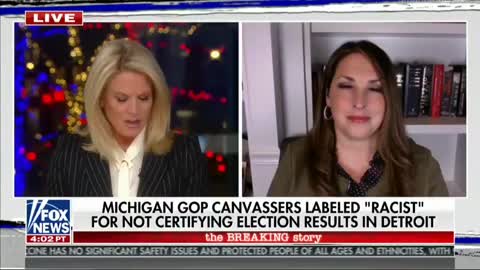 Ronna McDaniel. 80% Of Michigan precincts votes did not match.