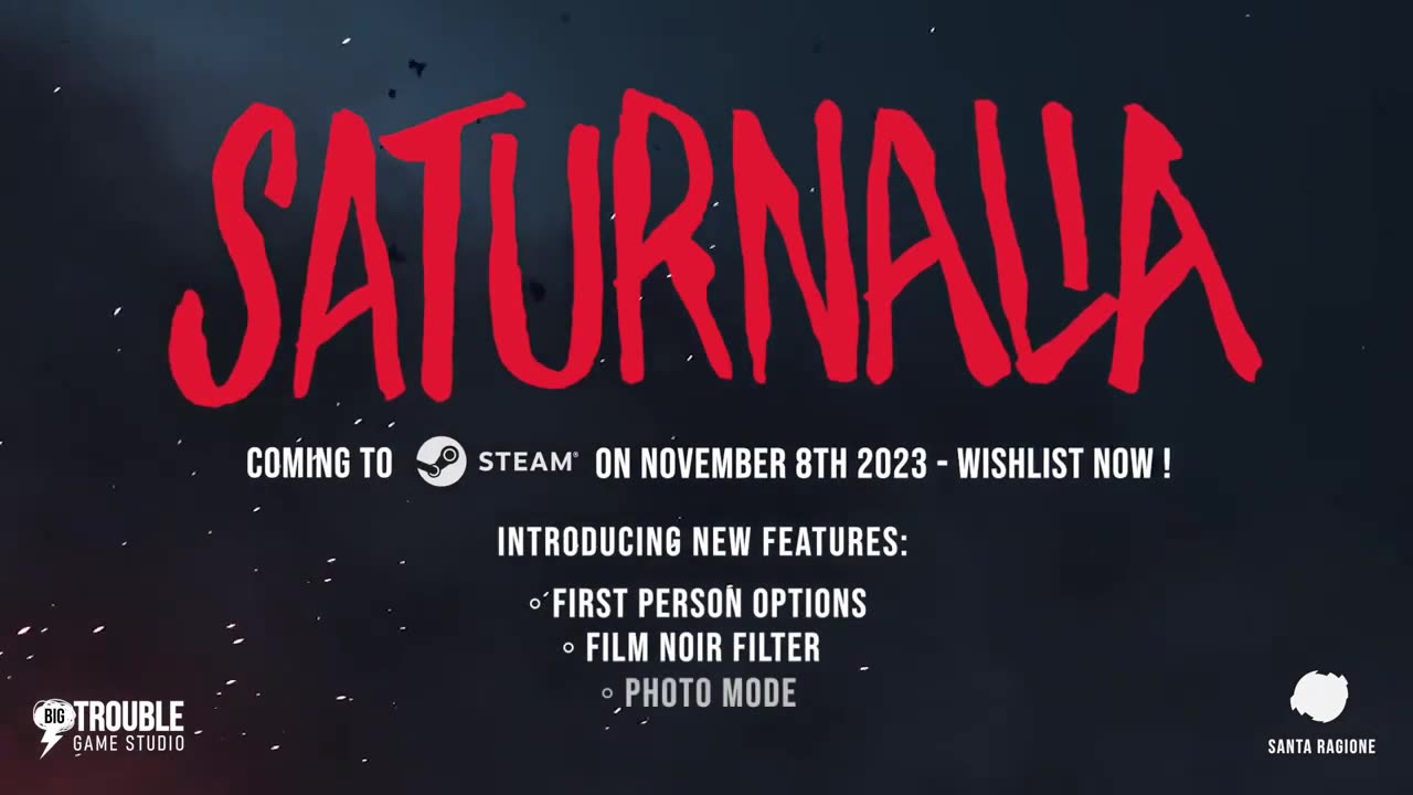 Saturnalia - Official Steam Launch Trailer _ The Indie Horror Showcase 2023