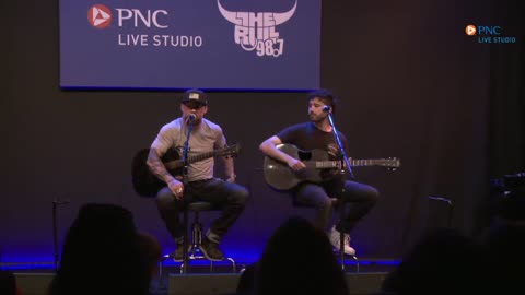 Brantley Gilbert in the PNC Live Studio