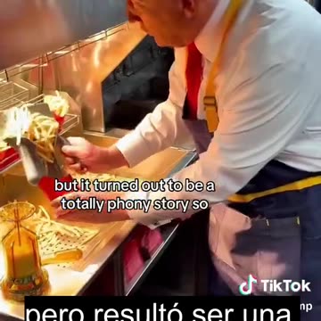 President Trump Working a shift at McDonalds 😄