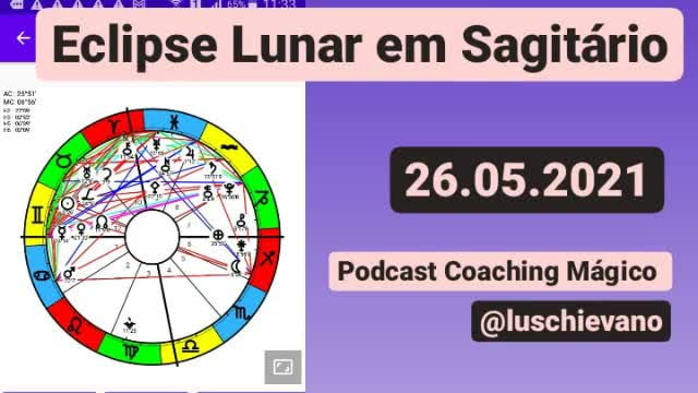 Eclipse Lunar em Sagitario 26.05.2020