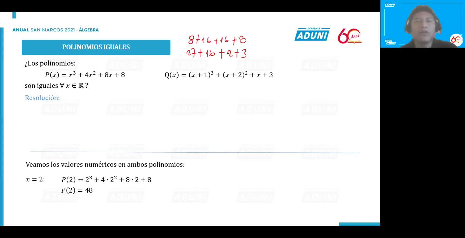 SM Semana 08 Álgebra