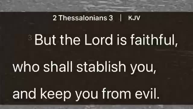 2 Thessalonians 3:3 bible verse for renewing the mind