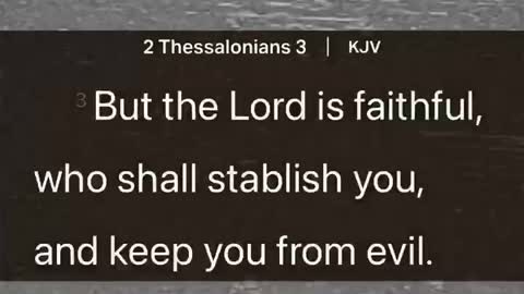 2 Thessalonians 3:3 bible verse for renewing the mind