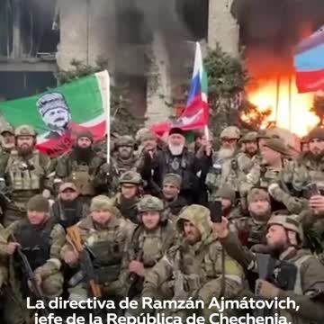 Video dei combattenti ceceni sulla liberazione di Mariupol dai nazisti ucraini del battaglione Azov.Ramzan Kadyrov, capo della Repubblica RUSSA cecena, ha pubblicato un video delle forze dell'ordine cecene girato a Mariupol