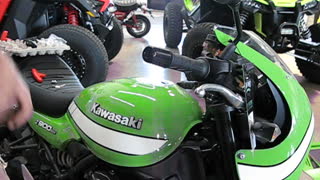Lidlox Bar End Helmet Lock Installation on a Kawasaki Z900