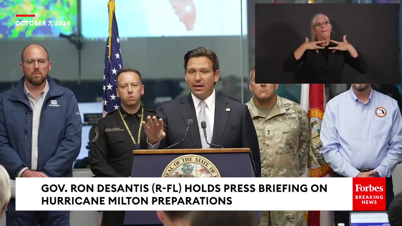 DeSantis Defends His Refusal To Take Kamala Harris's Phone Calls About Hurricanes Helene And Milton