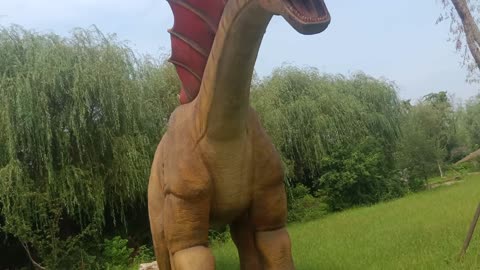 This dinosaur has such a big mouth