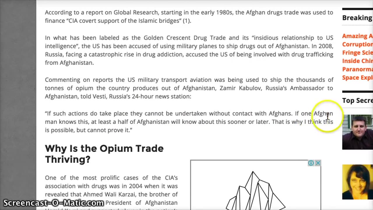 CIA Drug Trafficking Operations