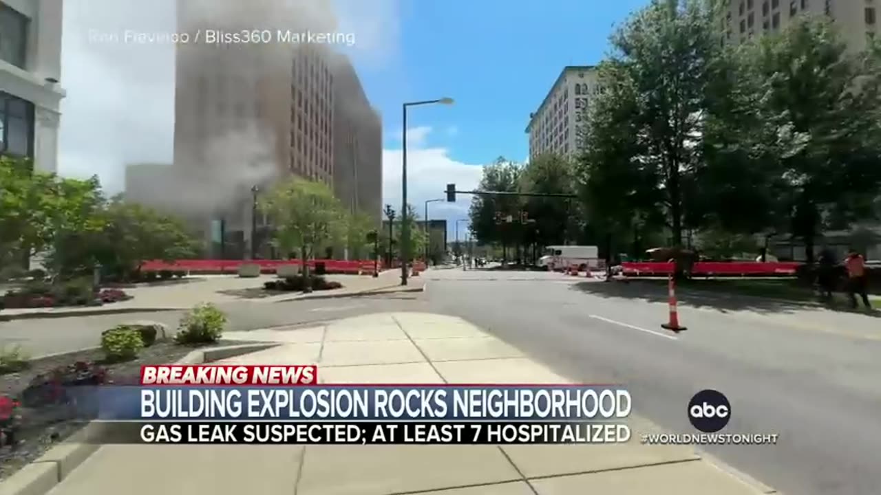 Crews respond to gas explosion at Chase Bank building in Ohio ABC News