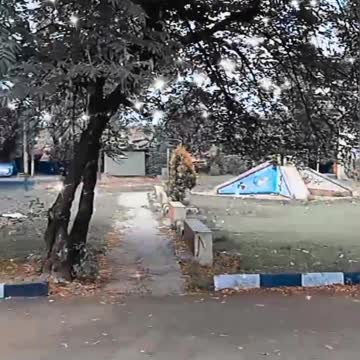 Go walk to senior high school. Around the senior high school building. Part-2